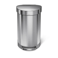 45L Semi-Round Step Can with Liner Rim